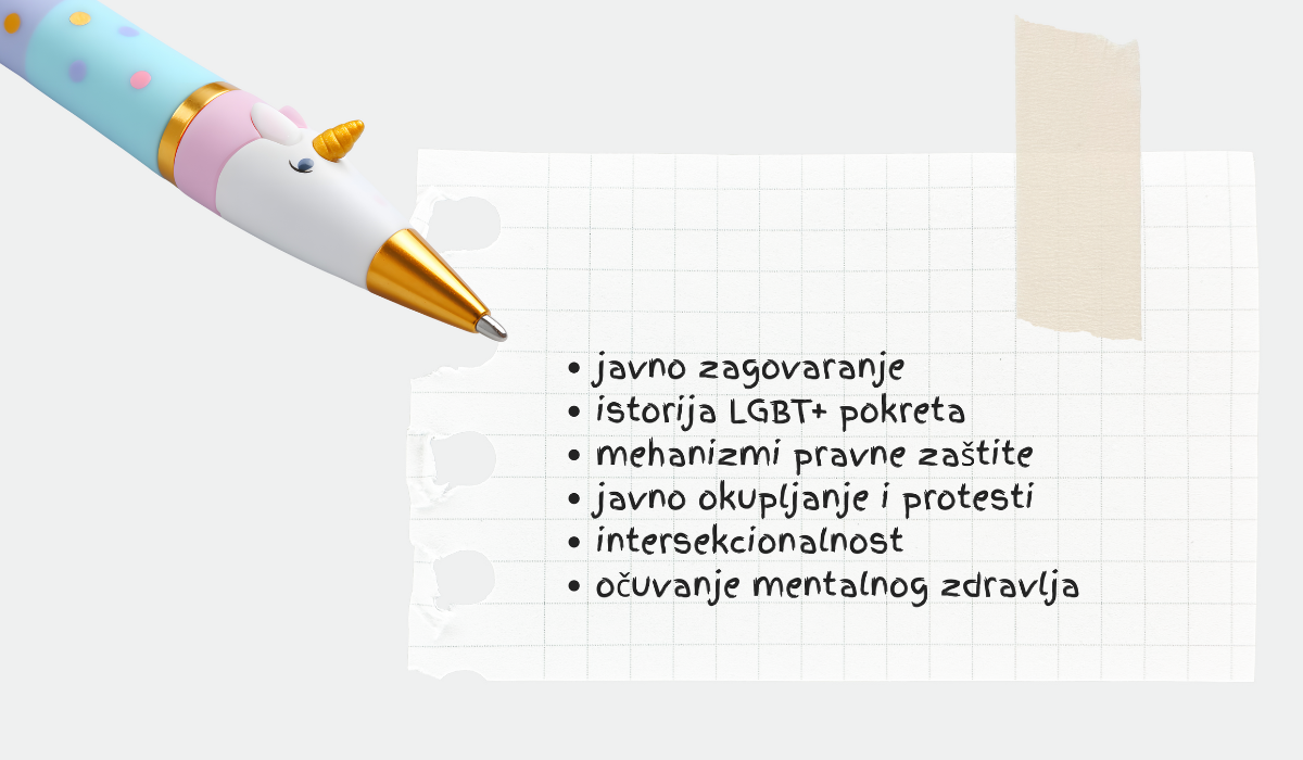 Poziv Škola LGBTQ+ aktivizma 2025